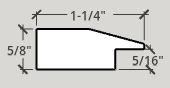 This 1-1/4" white liner has an authentic, soft linen texture and flat face with a sloped inner lip.

Linen liners are a great option for providing white space between art and frame. Where glass is generally required to protect paper artworks and their mat, a linen liner does not require glass, making it ideal for paintings and Giclée prints.

1.25 " width: ideal for smaller artworks.