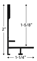 This moulding is neat, modern, and will last a life-time. Fits perfectly artworks with 1-1/2" depth and has a built in 1/2" reveal for easy installation.
<br>
Available in Black and white powder coated finish that is scratch and water resistant. A timeless choice to finish and complement every art piece.