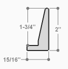 This simple, tapered edge canvas floater frame features a narrow face with a drop edge that widens internally toward the base.  This style, in a classic matte black, lends a unique hovering effect to your framed canvas. 

Display your favourite gallery wrapped Giclée print or painting with authentic, fine art style. These canvas floating frames are ideal for medium and large images mounted on 1,5 " deep (thick) stretcher bars.

*Note: These solid wood, custom canvas floaters are for stretched canvas prints and paintings, and raised wood panels.