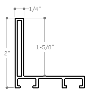 This metal canvas floater picture frame has a smooth, matte Gold finish and flat, narrow (.25 ") face. 

Ideal for medium to large size artwork on thick (1-5/8 " deep) stretcher bars.  Border gallery wrapped Giclée canvas prints or paintings with this simple, modern frame for an authentic, fine art display.

*Note: These sturdy metal, custom canvas floaters are for stretched canvas prints and paintings, and raised wood panels.

Nielsen mf14-14 Profile