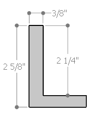 This extra tall, L-shaped floating contemporary canvas floater frame in warm silver features a thin flat face.

*Note: These solid wood, custom canvas floaters are for stretched canvas prints and paintings, and raised wood panels.