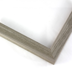 This textured frame, features a distressed-aged look and finished in contrast grey. Perfect for vintage look. 

1 " width: ideal for small images.  Border a bold, white-dominant greyscale photograph, or acrylic painting or print in this subtle frame.