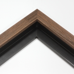 This textured floater frame, features a distressed-aged look and finished in black. Perfect for vintage look. 

1 " width: ideal for small artwork. Highlight this frames rustic undertones with a bucolic nature print or photograph.