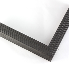 This textured frame, features a distressed-aged look and finished in black. Perfect for vintage look. 

.875 " width: ideal for small artwork. Highlight this frames rustic undertones with a bucolic nature print or photograph.
