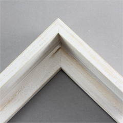 This deep L-shaped canvas floater, features distressed wood, lightly coated in white paint, revealing light peeks of wood color.
 

*Note: These canvas floaters are for mounting 1.5 to 1-3/4 " deep (thick) gallery wrapped   stretched canvas prints and paintings, and raised wood panels.