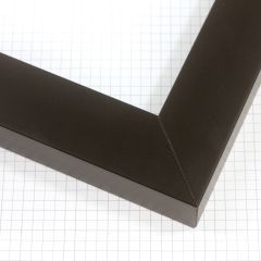 This versatile solid matte black frame offers a simple statement for any picture and comes in a 1-5/8 " profile. It has a dull satin finish and a smooth texture across.
