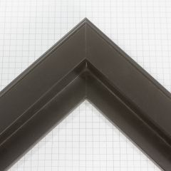 This sleek, modern black floater frame features a thick 1-1/4 " profile with a 1 " depth that is perfect for any minimal, classic appearance.