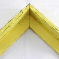 This deep L-shaped canvas floater, features distressed wood, lightly coated in yellow paint, revealing light peeks of black, perfect for a rustic style.

Ideal for mounting 1.5 " deep (thick) gallery wrapped canvas portraits, paintings or Giclée prints.

*Note: These canvas floaters are for stretched canvas prints and paintings, and raised wood panels.