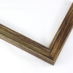This simple brown with caramel stain frame, features an inward curved profile with wood grain details and natural wood finish.

1.125 " width: ideal for smaller artwork. This modern frame is suitable for a wide variety of art mediums, from photographs to paintings and giclee prints.

Kyoto II Collection