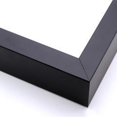 This classic, matte black shadow box frame features a smooth face, straight edges and a deep, 2 " rabbet.

Encase your favourite baseball team, vacation or wedding memorabilia.  The 1 " wide frame is ideal for small to large size shadow boxes.