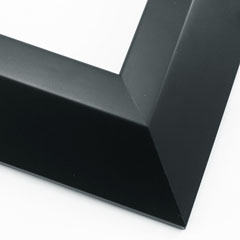 This simple, modern frame has a matte black finish with a reverse slope from a flat lip.

2.5 " width: ideal for medium- to large-sized artwork. The clean modern lines of this frame make it the perfect fit for a wide variety of paintings, photos and Giclee prints.