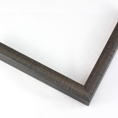 This black with brown stain frame, features a slight lifted curved profile with darken lines and natural wood finish.

3/4 " wide: ideal for small and medium-size images.  Whether photography or paintings, rural scenes and simple images will look striking in this frame.

Kyoto II Collection