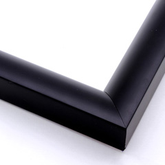 This heavy, black satin finish frame feature a steep curve profile that draws the eye easily toward the artwork.

Protruding 1.5 "es, a distinct division is achieved between art and wall

1.6 " width: ideal for medium to large artworks. Pair this frame with a bold oil painting for a classic look, or high contrast black and white image for a sharp, modern effect.