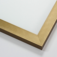 Solid 7/8 " metal frame. This frame is dark brown-bronze. It has a frosted texture covering all sides and reflects dispersed light.

Nielsen n97-167 Profile