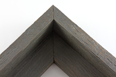 This large profile floater frame features rustic, natural wood texture with a dark gray, antiqued finish.

2.5 " depth: ideal for medium, large and oversize (extra large) stretched canvases mounted on thick (1.5 to 2 " deep) stretcher bars.  Pair this frame with a nature image or bucolic painting or Giclée print for an authentic fine art display.

*Note: These solid wood, custom canvas floaters are for stretched canvas prints and paintings, and raised wood panels.