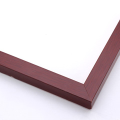 This simple frame features a rust-brown wash and delicate wood grain detailing. 

.75 " width: ideal for small artworks. The clean modern lines and rustic details of this frame make it the perfect fit for a wide variety of paintings, photos and giclee prints.