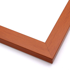 This simple frame features a pecan wood wash and delicate wood grain detailing. 

1.25 " width: ideal for small or medium size artworks. The clean modern lines and rustic details of this frame make it the perfect fit for a wide variety of paintings, photos and giclee prints.
