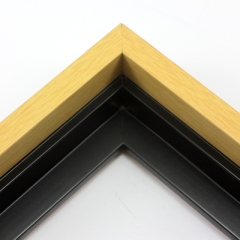 This solid wood canvas floater frame features a Natural finish with wood grain detailing.  

Display your favourite gallery wrapped Giclée print or painting with authentic, fine art style. This floater frame is ideal for medium to extra large canvases mounted on thick (1.5 " deep) stretcher bars.

*Note: These solid wood, custom canvas floaters are for stretched canvas prints and paintings, and raised wood panels.