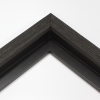 This textured floater frame, features a distressed-aged look and finished in black. Perfect for vintage look. 

1 " width: ideal for small artwork. Highlight this frames rustic undertones with a bucolic nature print or photograph.