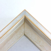 This L-shape floater frame features a smooth face, white wash with silver brushed stroke along the face of the frame, giving a contemporary look.
 
 
*Note: These canvas floaters are for mounting 1-1/2 to 1-3/4 " deep (thick) gallery wrapped   stretched canvas prints and paintings, and raised wood panels.
