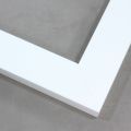 2 " Flat matte white