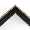This medium, L-shaped canvas floater frame features Walnut Woodgrain detail, and a 3/8 " flat face.

*Note: These solid wood, custom canvas floaters are for stretched canvas prints and paintings, and raised wood panels.