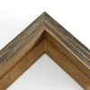 This aged medium/large barn-wood style, L-shaped canvas floater frame features a mixture of grey and brown tones of shades, and a 1-1/4 " flat face.

*Note: These solid wood, custom canvas floaters are for stretched canvas prints and paintings, and raised wood panels.