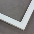 This 1-1/4" white liner has an authentic, soft linen texture and flat face with a sloped inner lip.
Linen liners are a great option for providing white space between art and frame. Where glass is generally required to protect paper artworks and their mat, a linen liner does not require glass, making it ideal for paintings and Giclée prints.
1.25 " width: ideal for smaller artworks.