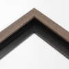 This simple, canvas floater frame features rustic wood with a light wash. The natural grain shows through the thin, mid-brown varnish, giving the frame a soft, antiqued appearance.

3/4 " wide: ideal for small and medium-size images.  Whether photography or paintings, rural scenes and simple images will look striking in this frame.