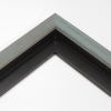 This simple, floater frame features rustic wood with a light wash. The natural grain and wood color shows through the sanded, grey-blue varnish, giving the frame a soft, antiqued appearance.

3/4 " wide: ideal for small and medium images.  Whether photography or paintings, rural scenes and simple images will look striking in this frame.