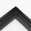 This moulding is neat, modern, and will last a life-time. Fits perfectly artworks with 1-1/2" depth and has a built in 1/2" reveal for easy installation.
<br>
Available in Black and white powder coated finish that is scratch and water resistant. A timeless choice to finish and complement every art piece.