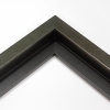 This simple, grey-brown canvas floater frame features a slim, flat face and natural wood grain finish. Dress it up with an old watercolor or oil painting, or keep it modern with a bright family photograph. 

.75 "es wide: ideal for small images.