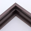 This stair step floating canvas frame has a matte espresso finish and subtle wood grain detailing. The canvas will hover neatly, resting on the lowest, flat edge.  

Give an authentic, fine art display to your favourite canvas Giclée print or acrylic painting. This canvas floater is ideal for medium to extra large canvases on thick (1.5 " deep) stretcher bars.

*Note: These solid wood, custom canvas floaters are for stretched canvas prints and paintings, and raised wood panels.