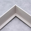 This simple, tapered edge canvas floater frame features a narrow face with a drop edge that widens internally toward the base.  This style, in a modern matte white, lends a unique hovering effect to your framed canvas. 

Display your favourite gallery wrapped Giclée print or painting with authentic, fine art style. These canvas floating frames are ideal for medium and large images mounted on 1,5 " deep (thick) stretcher bars.


*Note: These solid wood, custom canvas floaters are for stretched canvas prints and paintings, and raised wood panels.