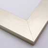 This silver foil frame features a flat, unadorned face and glossy finish.  Heavy burnishing on the surface adds depth and interest to this simple moulding. 

2.25 " width: ideal for large images and equally suited to simple and busy designs.
