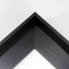 This metal canvas floater picture frame has a smooth, matte Matte Black finish and flat, narrow (.25 ") face. 

Ideal for medium to large size artwork on thick (1-5/8 " deep) stretcher bars.  Border gallery wrapped Giclée canvas prints or paintings with this simple, modern frame for an authentic, fine art display.

*Note: These sturdy metal, custom canvas floaters are for stretched canvas prints and paintings, and raised wood panels.

Nielsen mf14-14 Profile