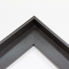 Elegant 1" deep Truffle floater frame.  

This slim molding is best suited for framing small to medium works of art.