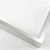 Tall, yet slim 7/16 " metal frame with a hooked profile. This moulding is white silver with a slight brushed texture. It reflects diluted light.

Nielsen n117-01 Profile