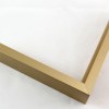 Tall, yet slim 7/16 " metal frame with a hooked profile. This moulding is rose gold with a slight brushed texture. It reflects diluted light.

Nielsen n117-23 Profile