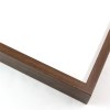Tall, yet slim 7/16 " metal frame with a hooked profile. This moulding is dark chocolate brown with a black grain pattern across. It has a smooth texture with slightly indented grain markings.

Nielsen n117-282 Profile