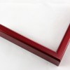 Profile 21 Merlot color is a slightly curved top profile offering simplicity and elegance.

Profile 21 has 1-1/8 " deep sides, and will hold artwork, mats, backing, and glazing up to a total of 5/8 ". 

Nielsen Aluminum Moulding N21-250