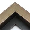 This large profile, L-shape floating canvas frame features a wide, 1.5 " face in a bold, brushed gold.

Display your favourite gallery wrapped canvas Giclée print or painting with authentic, fine art style. This floating canvas frame is ideal for large and extra large images on thick (1.5 " deep) stretcher bars.

*Note: These solid wood, custom canvas floaters are for stretched canvas prints and paintings, and raised wood panels.