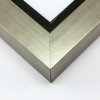 This large profile, L-shape floating canvas frame features a wide, 1.5 " face in a bold, brushed silver.

Display your favourite gallery wrapped canvas Giclée print or painting with authentic, fine art style. This floating canvas frame is ideal for large and extra large images on thick (1.5 " deep) stretcher bars.

*Note: These solid wood, custom canvas floaters are for stretched canvas prints and paintings, and raised wood panels.