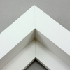 This large profile, L-shape floating canvas frame features a wide, 1.5 " face in a classic matte white finish.

Display your favourite gallery wrapped canvas Giclée print or painting with authentic, fine art style. This floating canvas frame is ideal for large and extra large images on thick (1.5 " deep) stretcher bars.

*Note: These solid wood, custom canvas floaters are for stretched canvas prints and paintings, and raised wood panels.