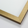 Solid 7/8 " metal frame. This frame is dark brown-bronze. It has a frosted texture covering all sides and reflects dispersed light.

Nielsen n97-167 Profile