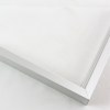 3/8 " traditional metal frame. This slim moulding has a hooked profile and is white-silver in color. It has a frosted satin finish and reflects diluted light.

Nielsen oem2fs Profile