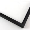 3/8 " traditional metal frame. This slim moulding has a hooked profile and is solid black in color. It has a matte satin finish and reflects very little light.

Nielsen oem2mb Profile