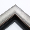 This simple but expressive floater frame features a smooth, natural wood face with a rougher, organic drop edge. The matte grey finish is overlaid with silver for an antiqued richness.

Ieal for medium and large size artworks. The natural simplicity of this countryside frame is the perfect match for nature or farmland photographs or oil paintings.