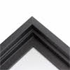 This solid wood canvas floater frame features a Matte Black finish with wood grain detailing.  

Display your favourite gallery wrapped Giclée print or painting with authentic, fine art style. This floater frame is ideal for medium to extra large canvases mounted on thick (1.5 " deep) stretcher bars.

*Note: These solid wood, custom canvas floaters are for stretched canvas prints and paintings, and raised wood panels.