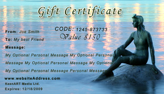 ClassicalArtPrints Fine ART Gift Certificates & Gift Cards